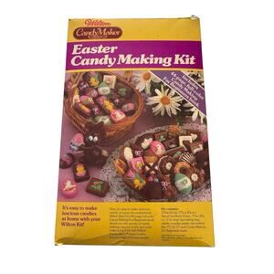 Vintage Wilton CandyMaker Easter Candy Making Kit 1982 #1 Complete + Extra